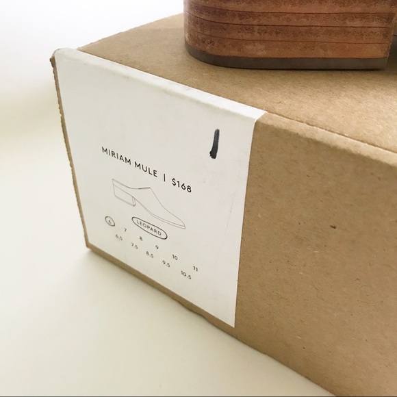 ABLE Local + Global Miriam Leopard Mules Shoes NEW 6 - Picture 9 of 9